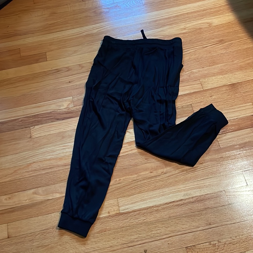 Splendid black rayon pants size L Ginnie - Picture 3 of 9